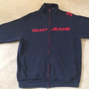 DKNY zip-up sweatshirt!